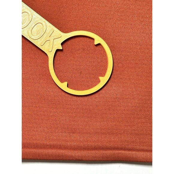 Nike Sportswear Chill Knit Sweater Flared Pants Women Medium Orange High-Waisted - Picture 2 of 12